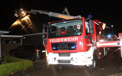 FW-LK Leer: Gewitter über dem Landkreis Leer - Mehrere Feuerwehren im Einsatz - Foto: presseportal.de