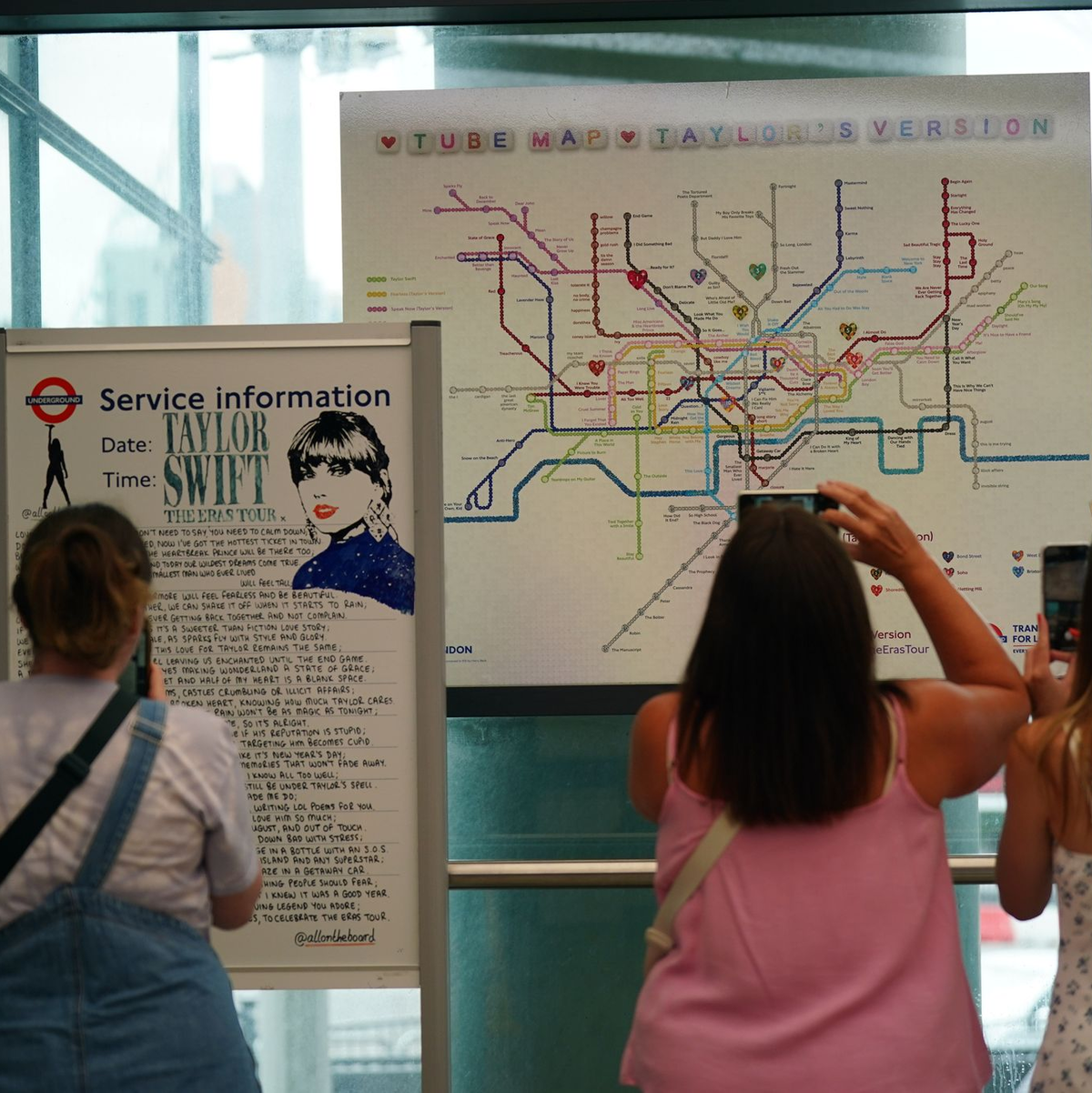Auch die U-bahn bereitet sich vor. - Foto: Yui Mok/PA Wire/dpa