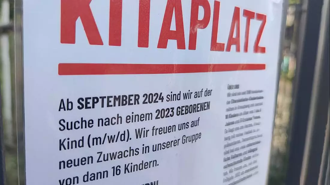 Ausschreibung von Kitaplatz (Archiv) - Bild: über dts Nachrichtenagentur