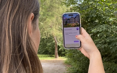 Per App durch die nächste Kleinstadtperle - Foto: presseportal.de