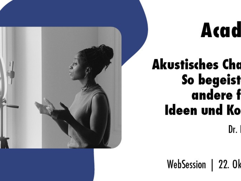 Akustisches Charisma: So begeistern Sie andere für Ihre Ideen und Konzepte / Ein Online-Seminar der news aktuell Academy - Foto: presseportal.de