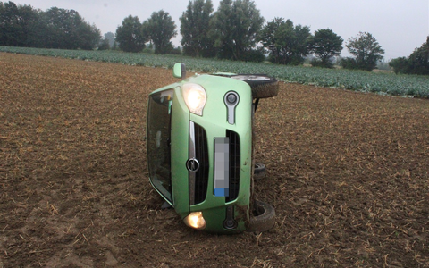 POL-DN: Bei Regen von der Fahrbahn abgekommen - Foto: presseportal.de