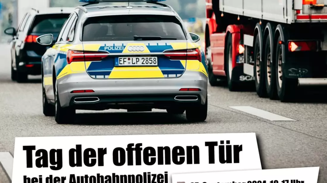 API-TH: Tag der offenen Tür der Autobahnpolizei Thüringen - Bild: presseportal.de