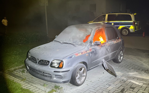 POL-COE: Coesfeld, Am Wietkamp / Auto in Brand gesetzt - Tatverdächtiger angetroffen - Foto: presseportal.de