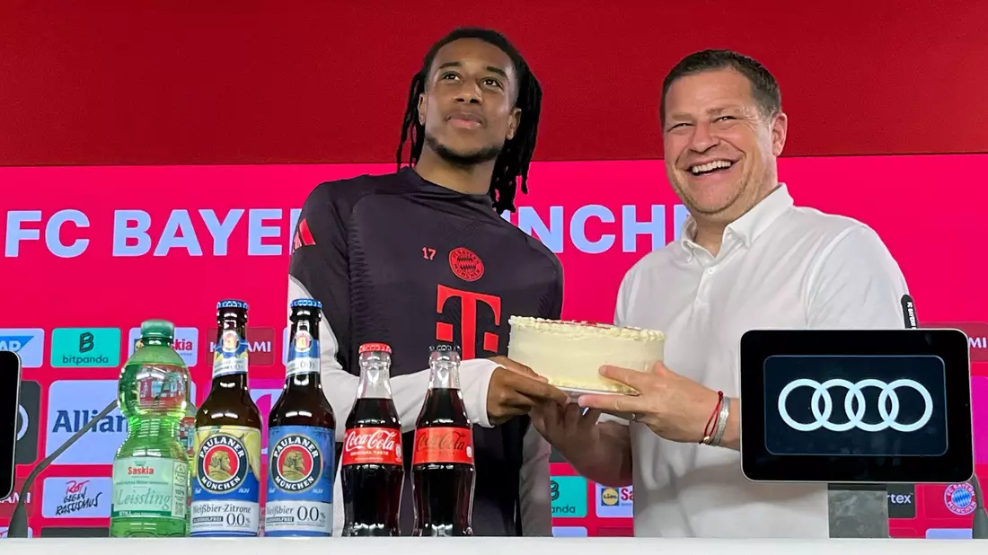 Bayerns Neuzugang Michael Olise will in München ähnlich auftrumpfen wie zuletzt mit Frankreich bei den Olympischen Spielen. - Bild: Christian Kunz/dpa