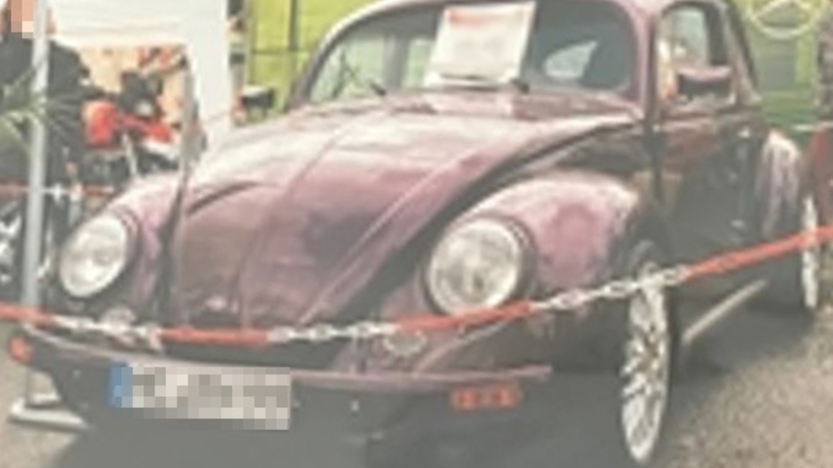 POL-ME: Lilafarbener VW Käfer aus Garage gestohlen - die Polizei ermittelt - Haan - 2408057 - Foto: presseportal.de