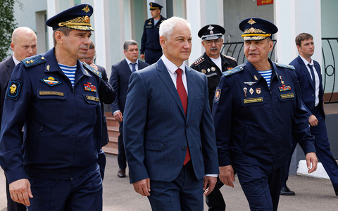 Beloussow übernimmt nun persönliche die Kontrolle über den Abwehrkampf gegen die ukrainischen Truppen im Grenzgebiet. (Archivbild) - Foto: -/Russian Defense Ministry Press Service via AP/dpa