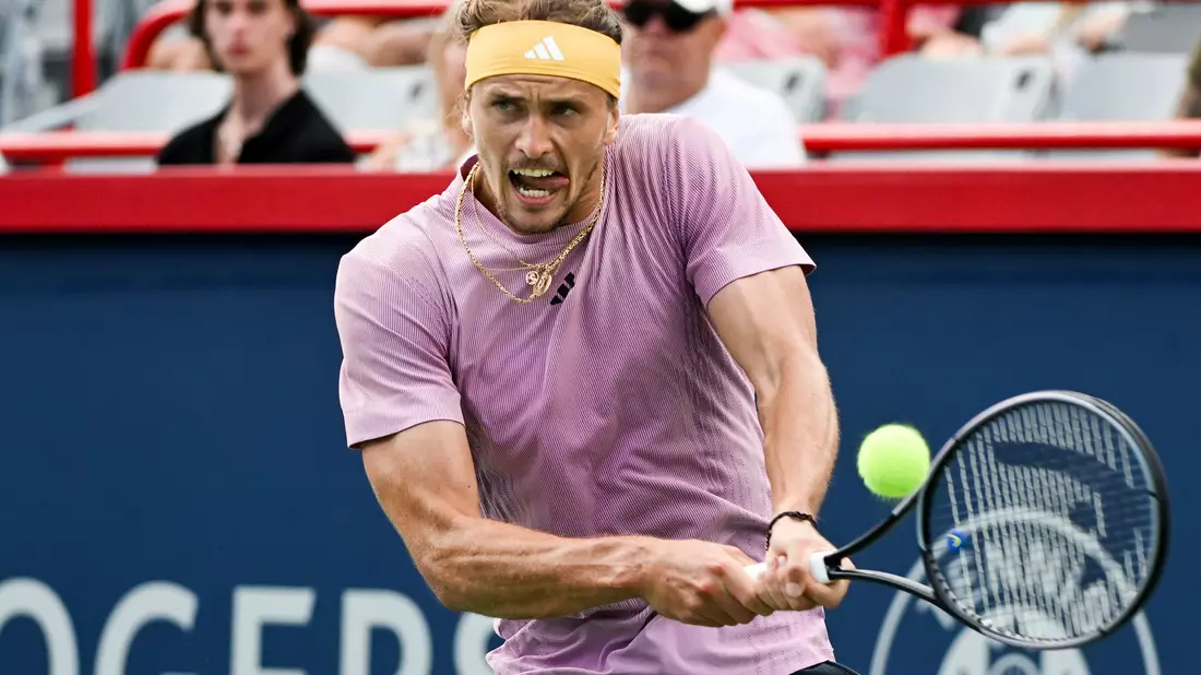 Alexander Zverev hat in Cincinnati das Achtelfinale erreicht. - Bild: Graham Hughes/The Canadian Press/AP/dpa