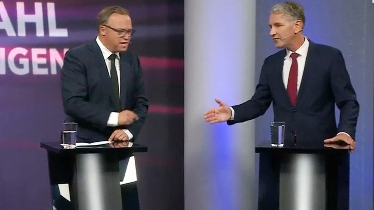 TV-Duell im MDR-Fernsehen (Archiv) - Foto: über dts Nachrichtenagentur