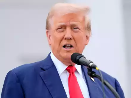 Trump droht im schlimmsten Fall Gefängnis - Foto: Julia Nikhinson/AP/dpa