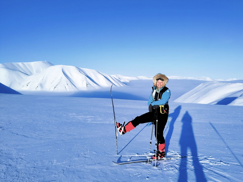 Rabea Rogge lernte auf Spitzbergen mehrere Menschen kennen, die nun mit ihr ins All fliegen wollen. - Foto: privat/dpa