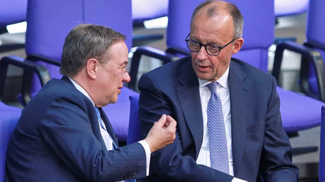 Armin Laschet und Friedrich Merz (Archiv) - Bild: über dts Nachrichtenagentur