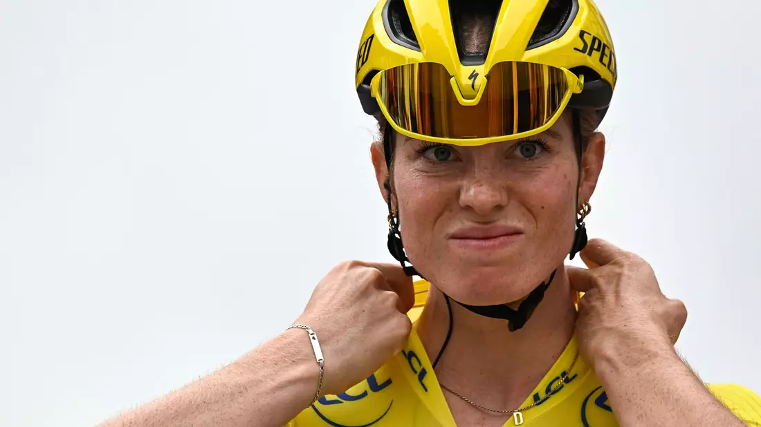 Katarzyna Niewiadoma ist die Siegerin der Tour de France der Frauen. - Bild: Julien De Rosa/AFP/dpa