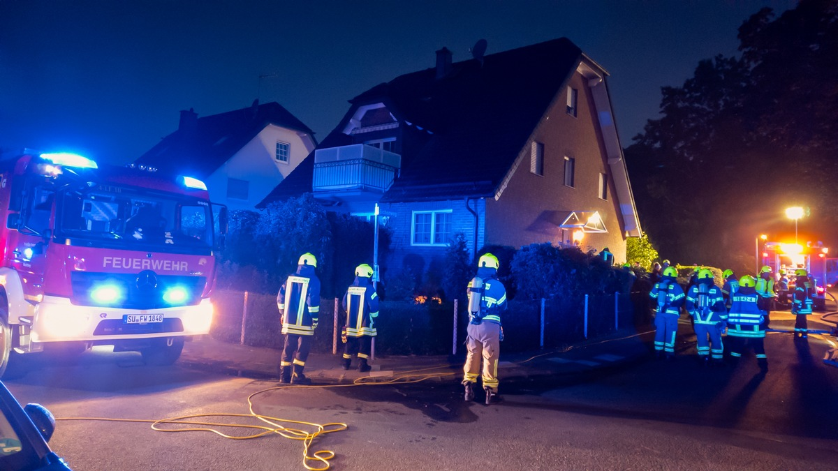 FW Wachtberg: Stark verrauchtes Gebäude in Wachtberg-Adendorf - Foto: presseportal.de