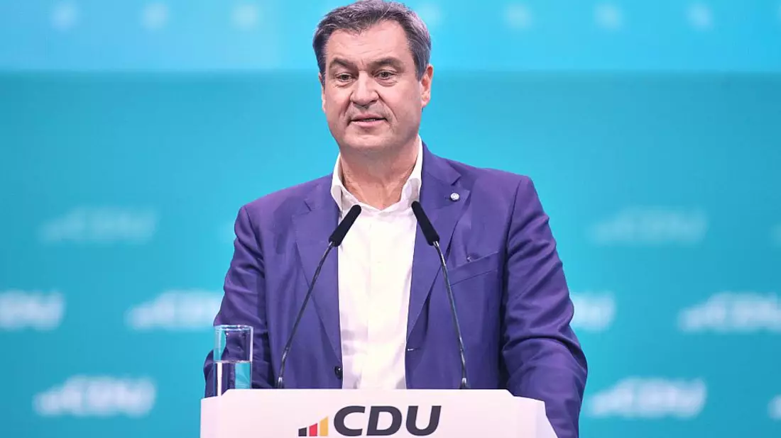 Markus Söder bei CDU-Parteitag (Archiv) - Bild: über dts Nachrichtenagentur