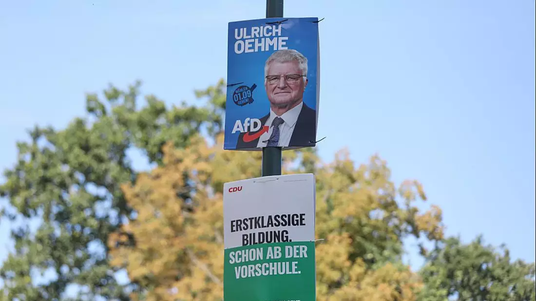 Wahlplakate von AfD und CDU zur Landtagswahl in Sachsen (Archiv) - Bild: über dts Nachrichtenagentur
