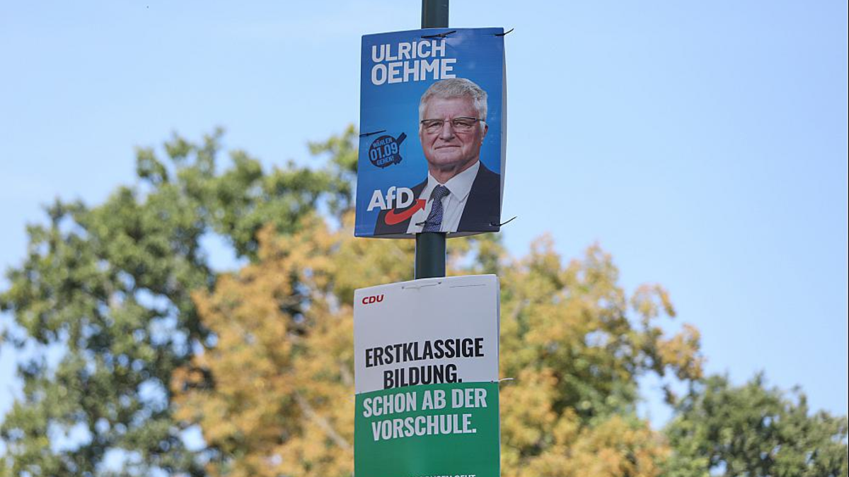 Wahlplakate von AfD und CDU zur Landtagswahl in Sachsen (Archiv) - Foto: über dts Nachrichtenagentur