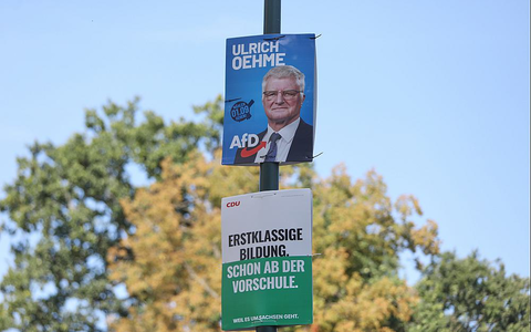 Wahlplakate von AfD und CDU zur Landtagswahl in Sachsen (Archiv) - Foto: über dts Nachrichtenagentur