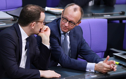 Jens Spahn und Friedrich Merz (Archiv) - Foto: über dts Nachrichtenagentur