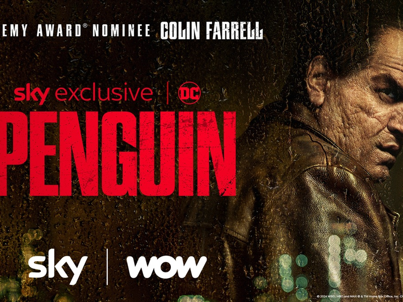 Neues Keyart von The Penguin mit Colin Farrell veröffentlicht - ab 20. September bei Sky und WOW - Foto: presseportal.de