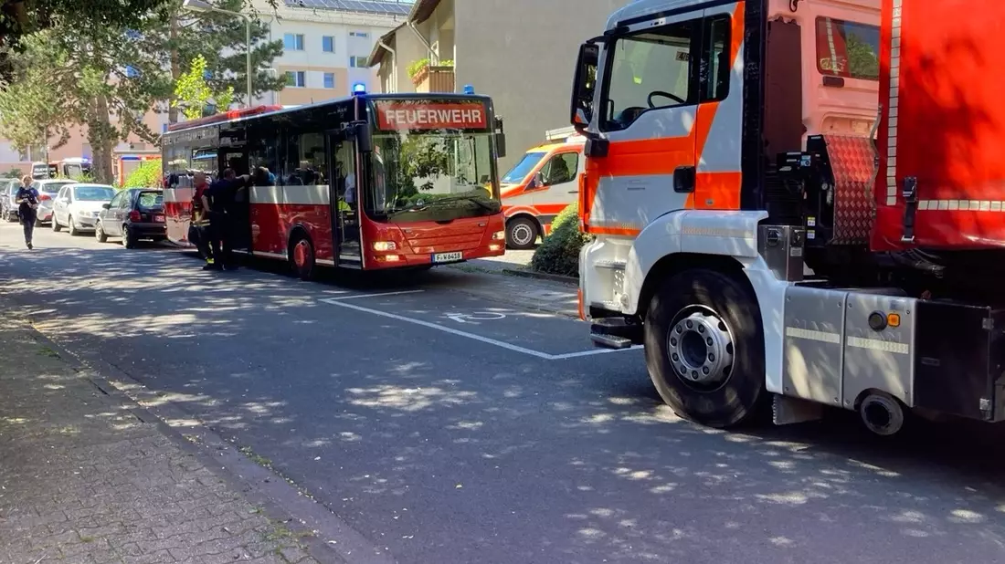 FW-F: Automatische Brandmeldeanlage meldet Feuer in Hausen - Bild: presseportal.de