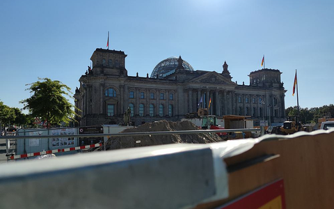 Baustelle vor Deutschem Bundestag (Archiv) - Foto: über dts Nachrichtenagentur