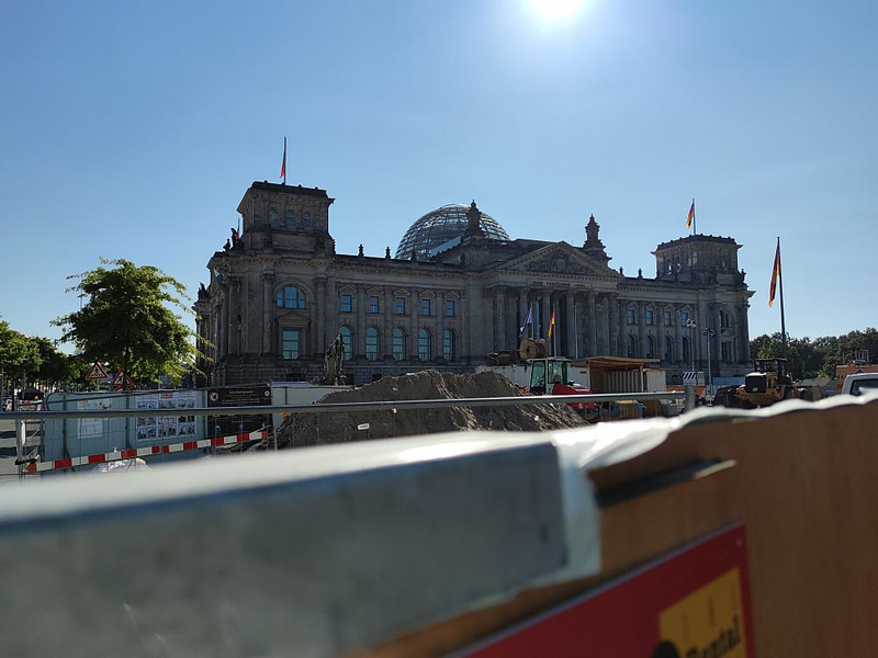 Baustelle vor Deutschem Bundestag (Archiv) - Foto: über dts Nachrichtenagentur