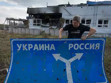 Die russische Stadt Sudscha im Gebiet Kursk wird seit fast sechs Monaten von ukrainischen Soldaten kontrolliert. (Archivbild) - Foto: Uncredited/AP/dpa