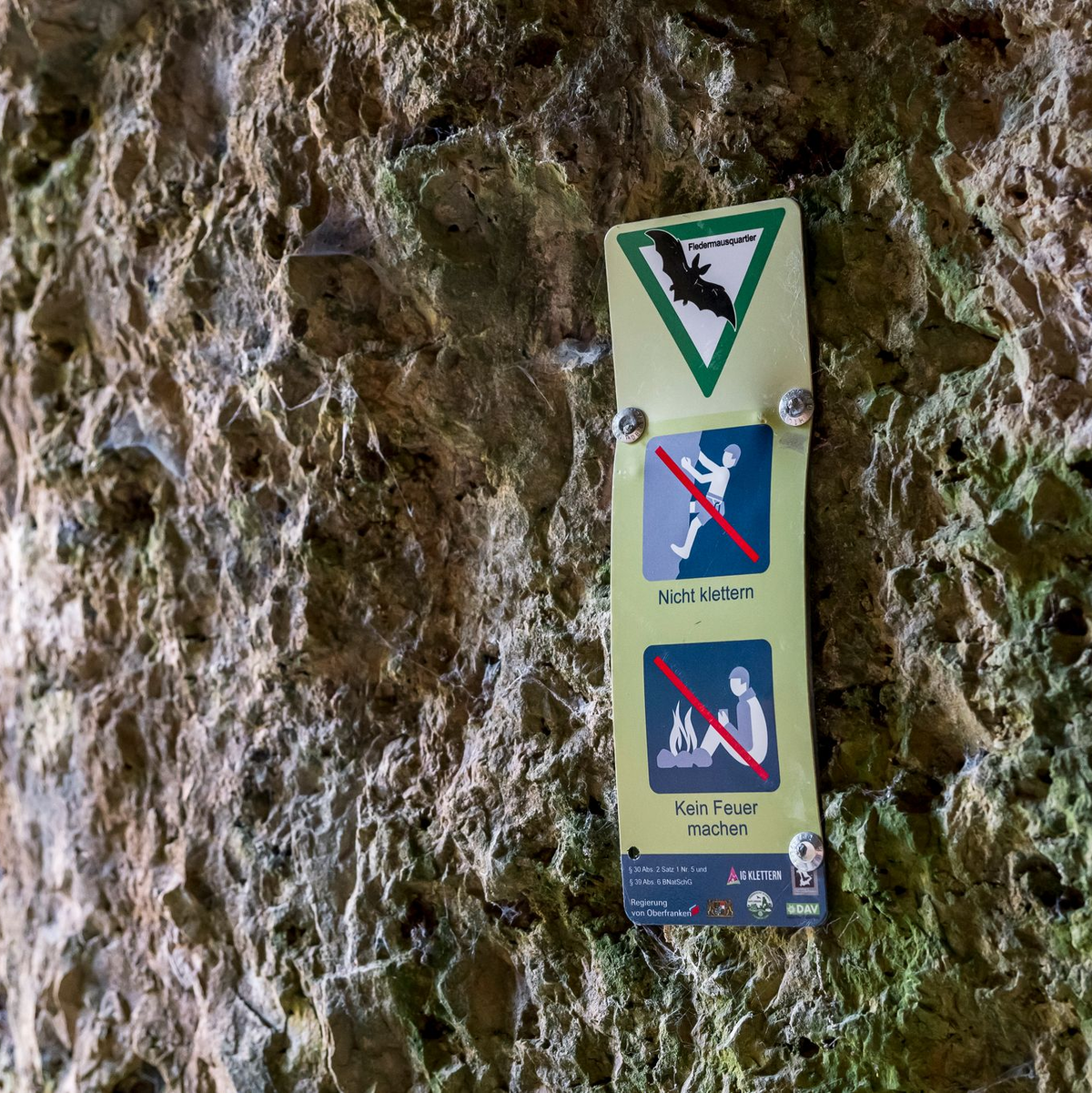 Höhlen sollten im Herbst und Winter nicht betreten werden, um Fledermäuse nicht zu stören. (Archivbild) - Foto: Daniel Vogl/dpa