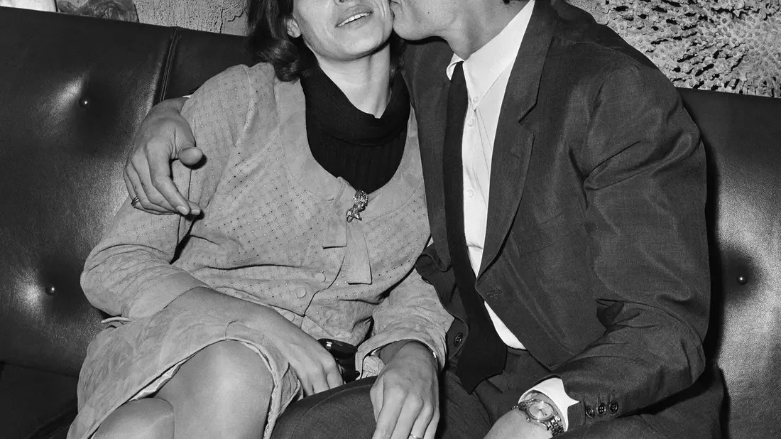 Seine einzige Ehefrau: die Schauspielerin Francine Canovas (Foto - Archiv) - Bild: -/AFP/dpa