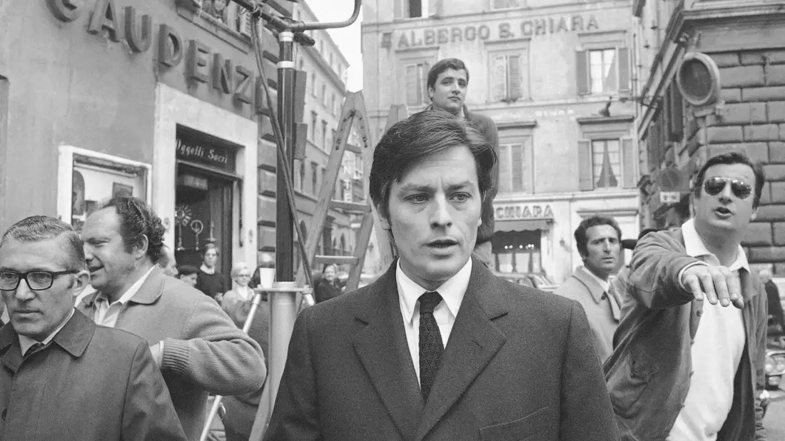 Alain Delon am Set des Films Die Sizilianer (Foto - Archiv) - Bild: Jim Pringle/AP