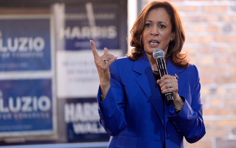Kamala Harris will im November zur ersten Präsidentin der USA gewählt werden. - Foto: Julia Nikhinson/AP/dpa