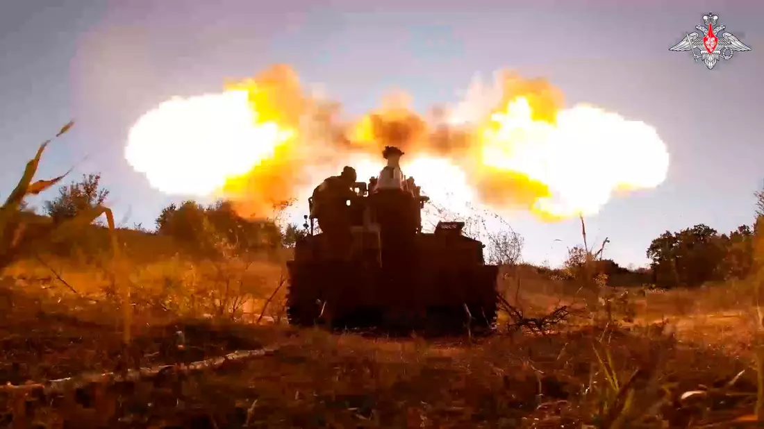 Russische Soldaten im Gebiet Kursk - im Krieg sind nun auch viele Wehrpflichtige (Archivbild). - Bild: -/Russian Defense Ministry Press Service /dpa
