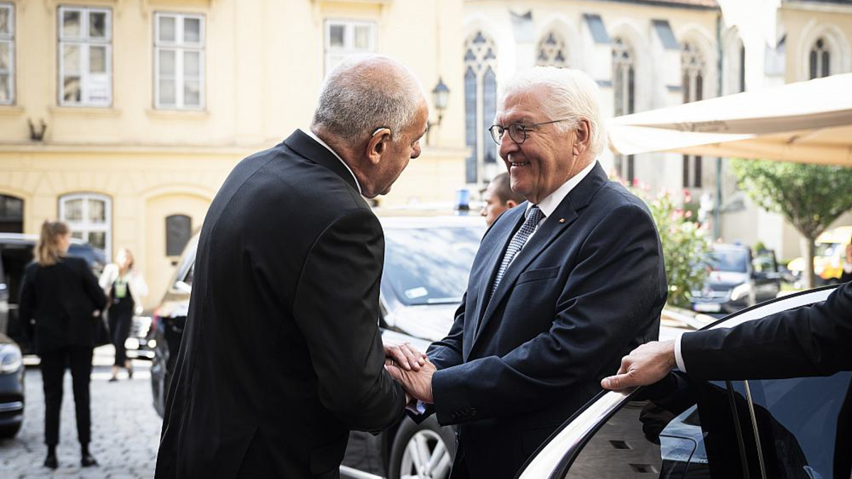 Tamás Sulyok und Frank-Walter Steinmeier am 19.08.2024 - Foto: Steins, Sandra/BPA, über dts Nachrichtenagentur