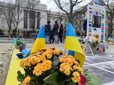 Protest vor der russischen Botschaft (Archiv) - Foto: über dts Nachrichtenagentur