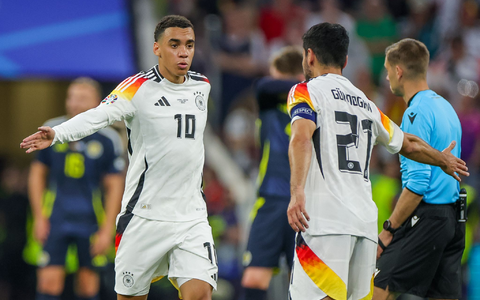 Jamal Musiala hat sich bei Ilkay Gündogan nach dessen Rücktritt aus der Nationalmannschaft bedankt. (Archivbild) - Foto: Christian Charisius/dpa Jamal Musiala hat sich bei Ilkay Gündogan nach dessen Rücktritt aus der Nationalmannschaft bedankt. (Archivbild) - Foto: Christian Charisius/dpa
