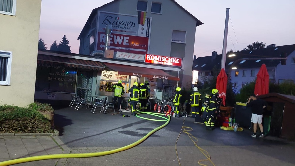 FW-EN: Brennt Friteuse in einer Pizzeria, Prinzenstr. - Foto: presseportal.de