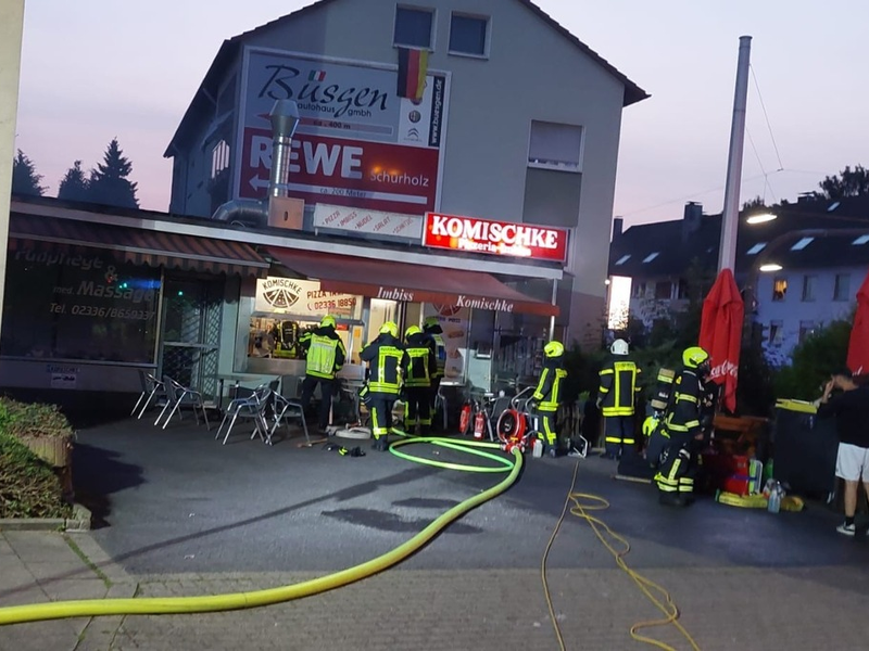 FW-EN: Brennt Friteuse in einer Pizzeria, Prinzenstr. - Foto: presseportal.de