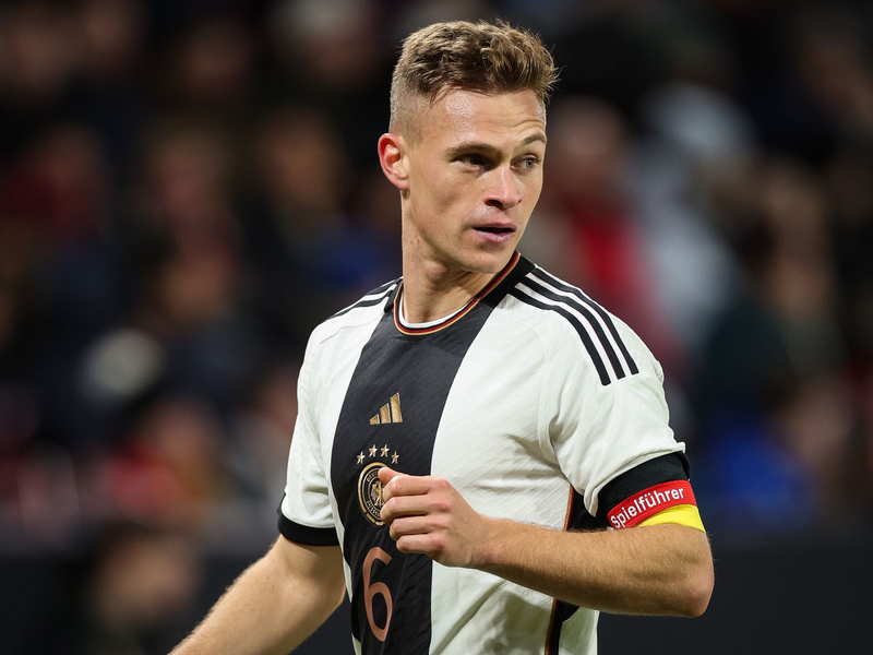 Joshua Kimmich führte die Nationalmannschaft schon mehrfach als Kapitän an.  - Foto: Christian Charisius/dpa
