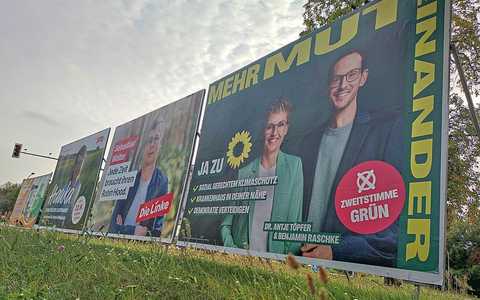 Wahlplakate zur Landtagswahl in Brandenburg am 18.08.2024 - Foto: über dts Nachrichtenagentur