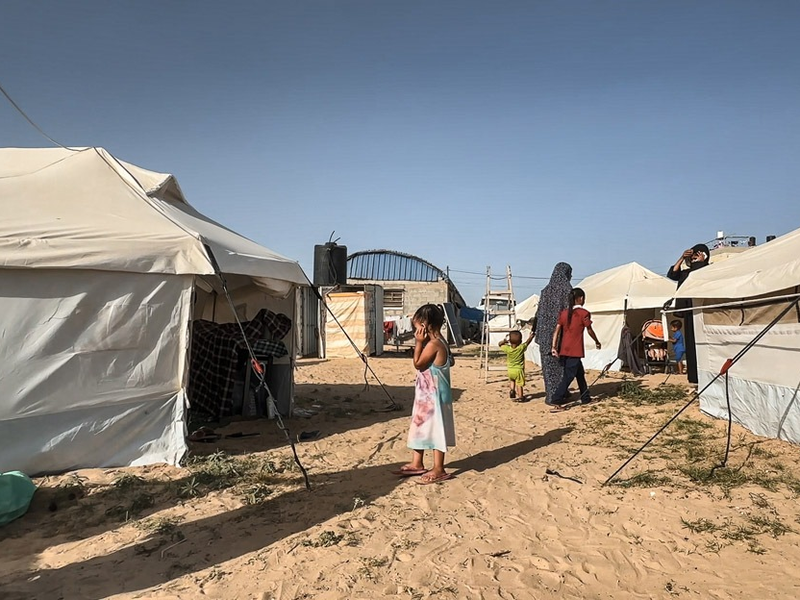 Gaza: Notlager der SOS-Kinderdörfer in humanitärer Zone von Beschuss getroffen / Hilfsorganisation in großer Sorge um das Leben der Kinder - Foto: presseportal.de