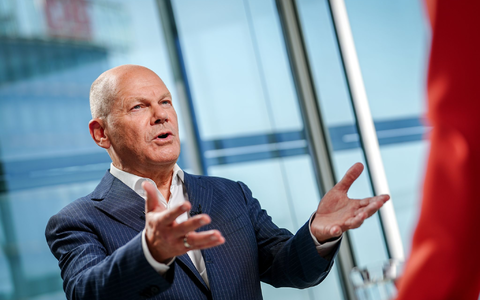 Die Arbeit in der Ampel-Regierung hätte in den vergangenen Wochen geräuschloser laufen können, meint der Kanzler. - Foto: Kay Nietfeld/dpa