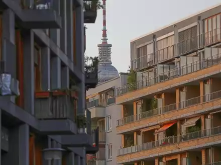 Wohnhäuser mit Berliner Fernsehturm (Archiv) - Foto: über dts Nachrichtenagentur