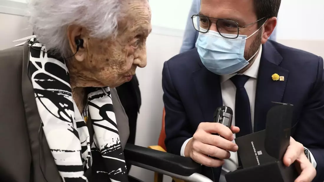 Maria Branyas galt in Spanien als Super-Oma. (Foto Archiv) - Bild: Govern/Europapress/dpa