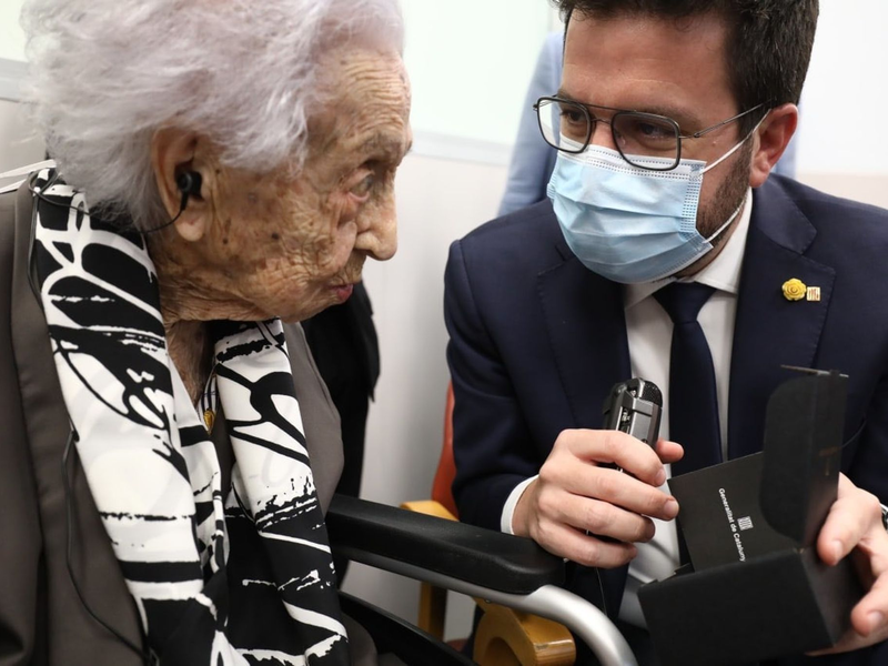 Maria Branyas galt in Spanien als Super-Oma. (Foto Archiv) - Foto: Govern/Europapress/dpa