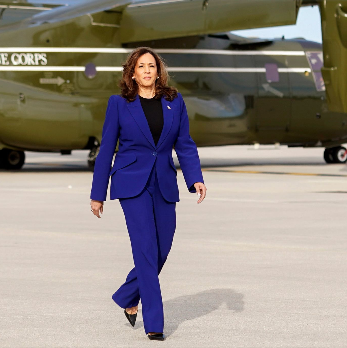 Harris: «Wir werden gewinnen.» - Foto: Kevin Lamarque/Pool Reuters/AP/dpa