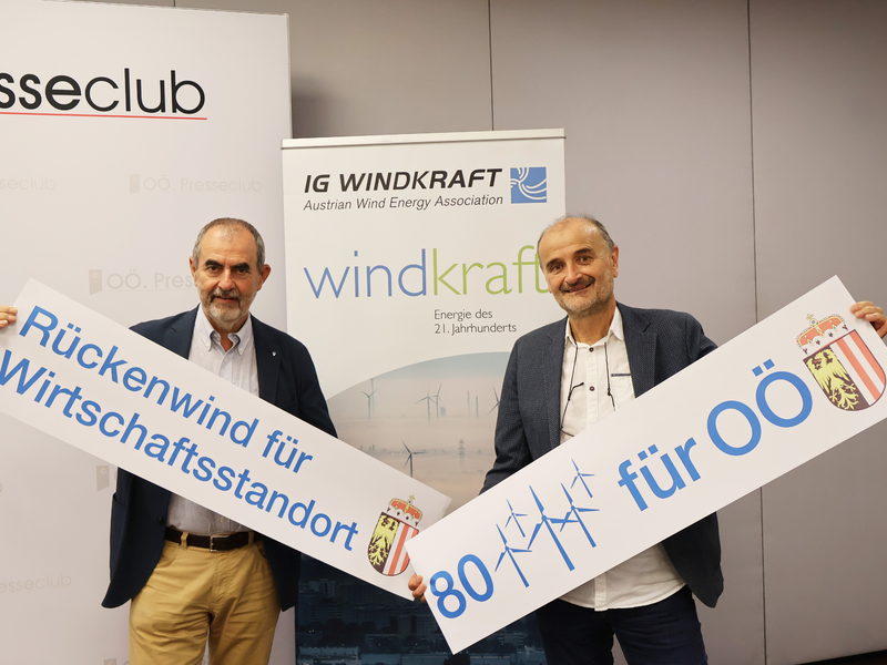 80 Windräder für Oberösterreich - Foto: IG Windkraft über pressetext.de