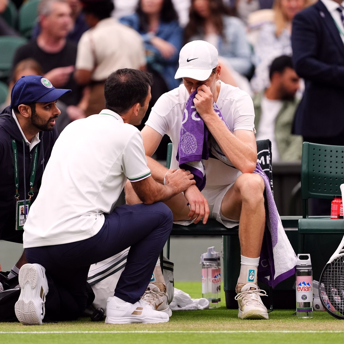Die Diskussionen um zwei positiven Doping-Tests haben Sinner auch körperlich zugesetzt. - Foto: Zac Goodwin/PA Wire/dpa