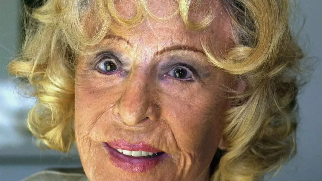 Leni Riefenstahl im Jahr 2002, ein Jahr vor ihrem Tod. - Bild: Frank Mächler/dpa
