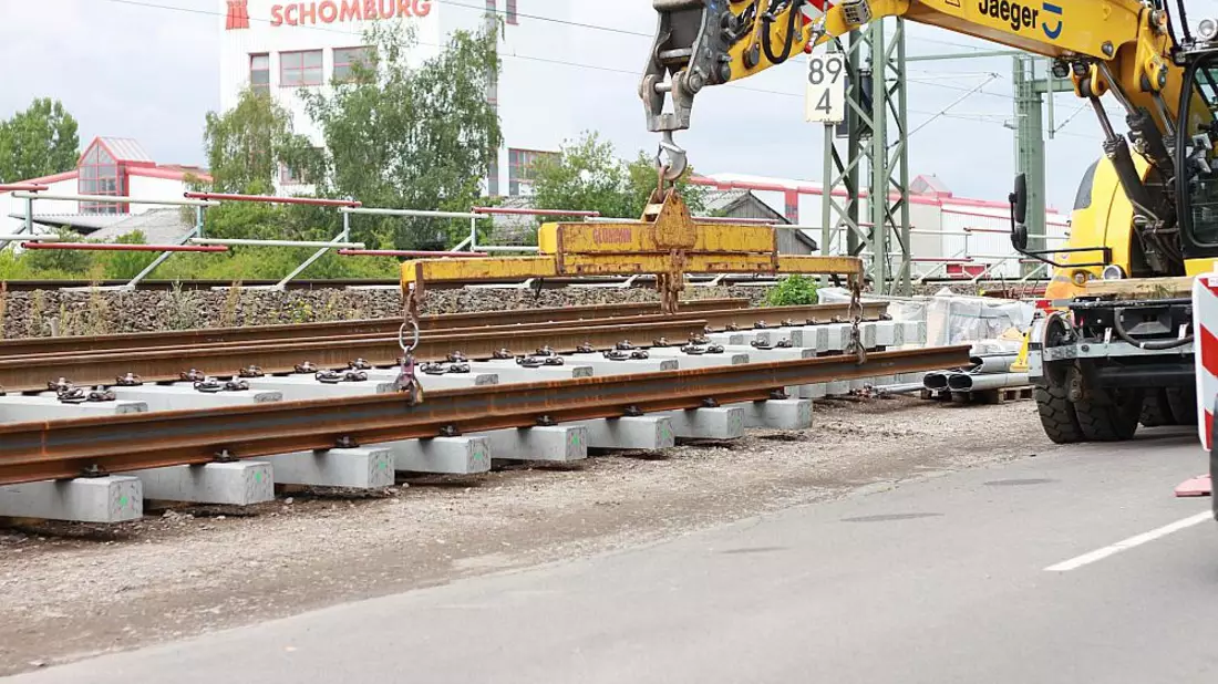 Bahn-Baustelle in Halle-Kanena (Archiv) - Bild: über dts Nachrichtenagentur